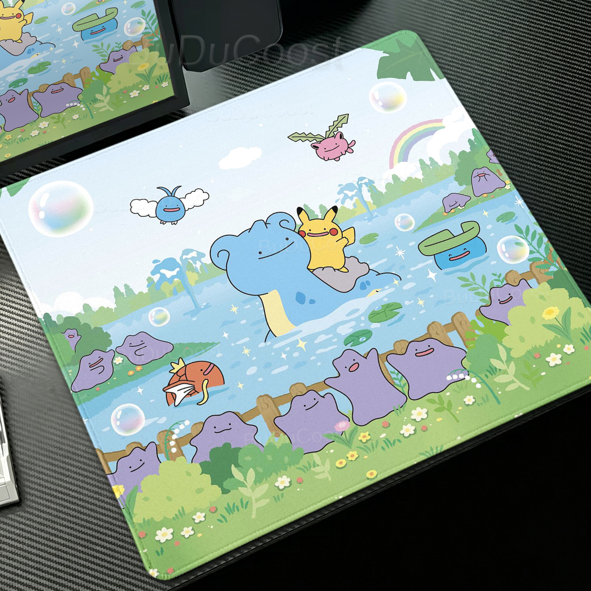 Desk Setup Pc And Laptop - Anime Pokémon Ditto Mouse Pad Laptop