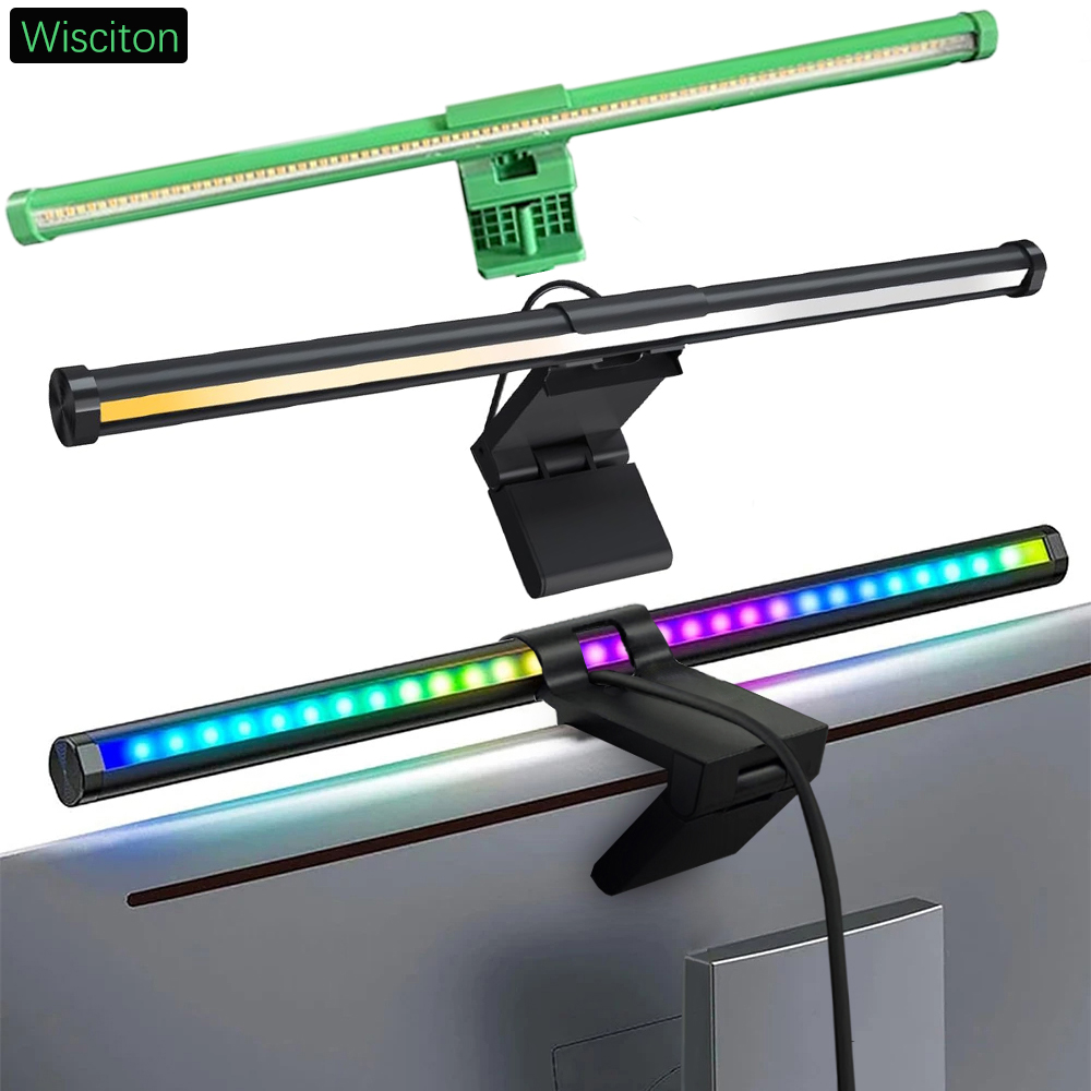Desk Setup Lamp - RGB Computer Monitor Light Bar 44cm