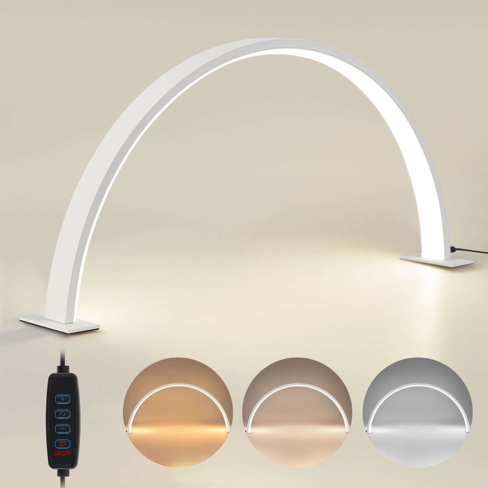 Desk Setup Lamp - Half moon U-shaped nail lamp home