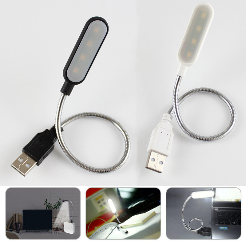 Mini 4 LED Book Lamp Portable  - đánh giá và giá Desk Setup Notebook
