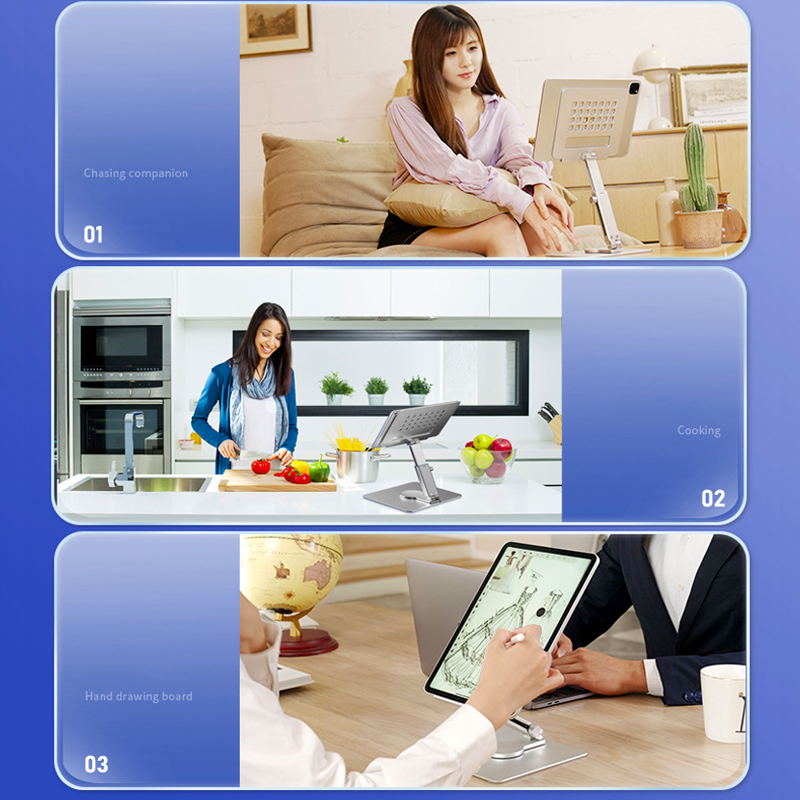 Aluminum Tablet Stand Desk Ris - đánh giá và giá Desk Setup Ipad
