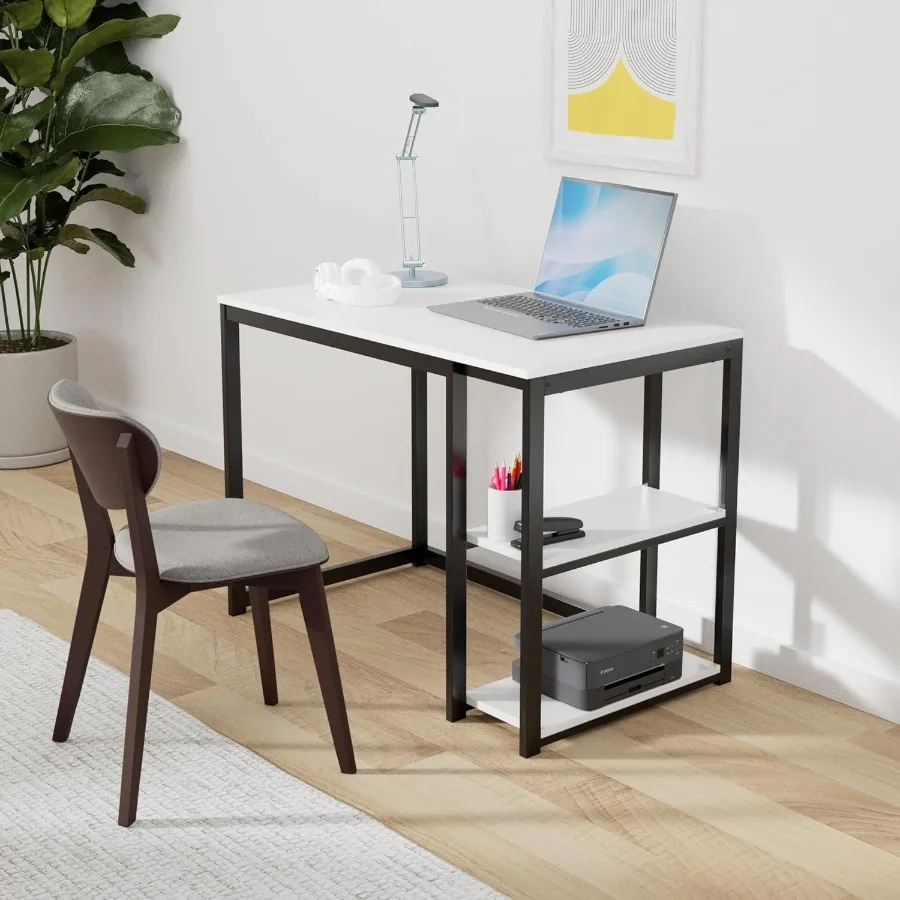 47 inches Computer Desk with 2 - đánh giá và giá Desk Setup For Studying