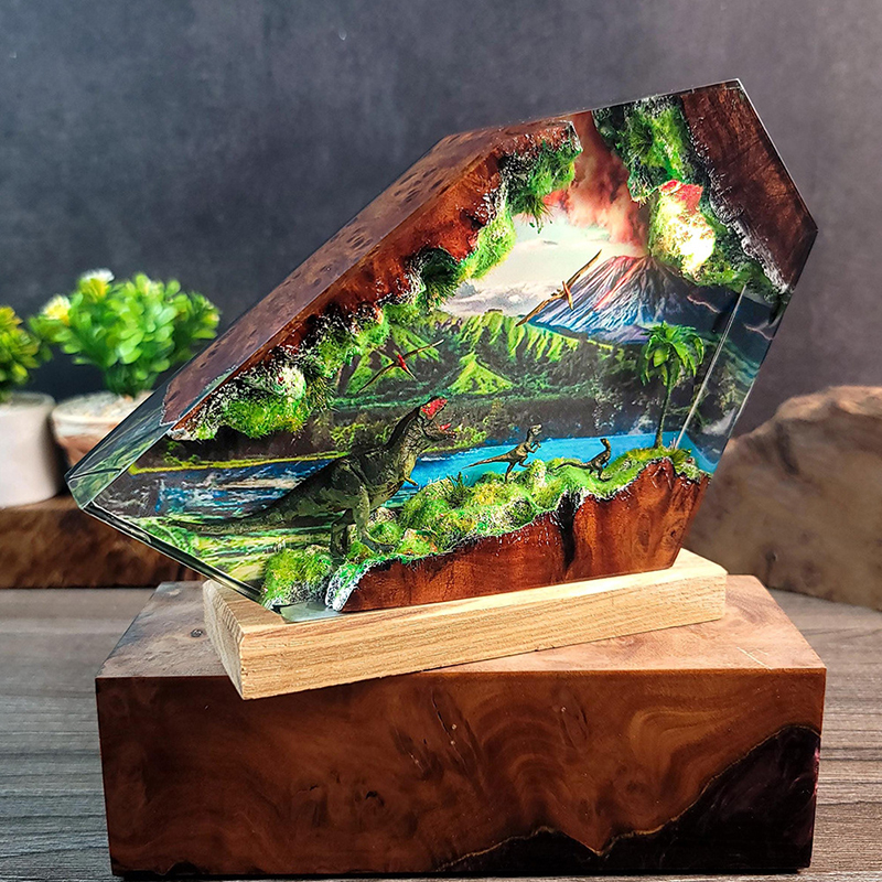 Table Resin Lamp Dinosaur Figu - đánh giá và giá Led Desk Light Usb