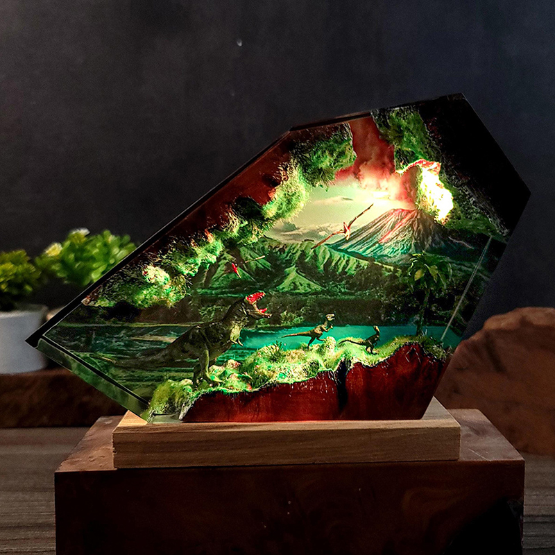 Table Resin Lamp Dinosaur Figu - đánh giá và giá Led Desk Light Usb