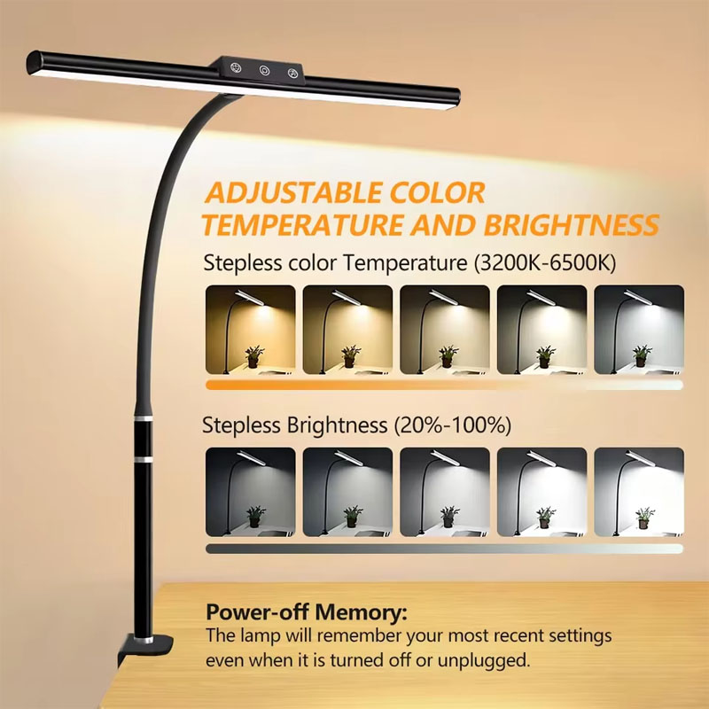 USB-Powered Clip Light LED Des - đánh giá và giá Led Desk Light Usb