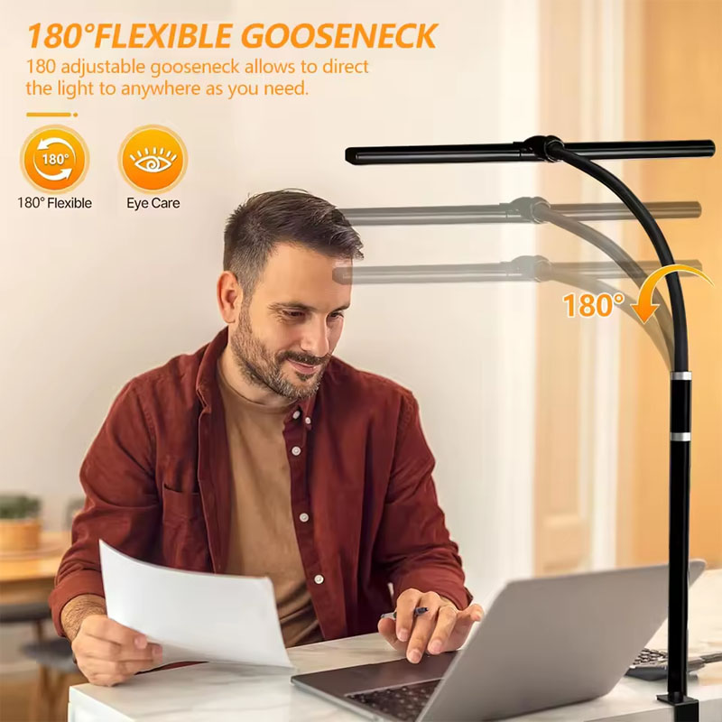 USB-Powered Clip Light LED Des - đánh giá và giá Led Desk Light Usb