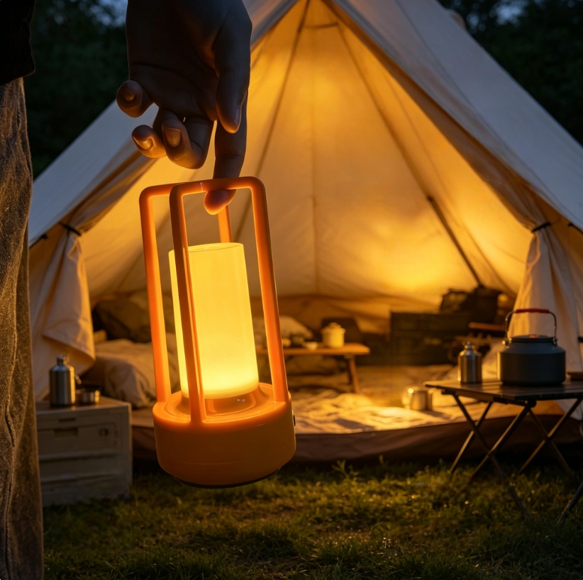 Modern Orange Cage Table Lamp  - đánh giá và giá Led Desk Light Usb