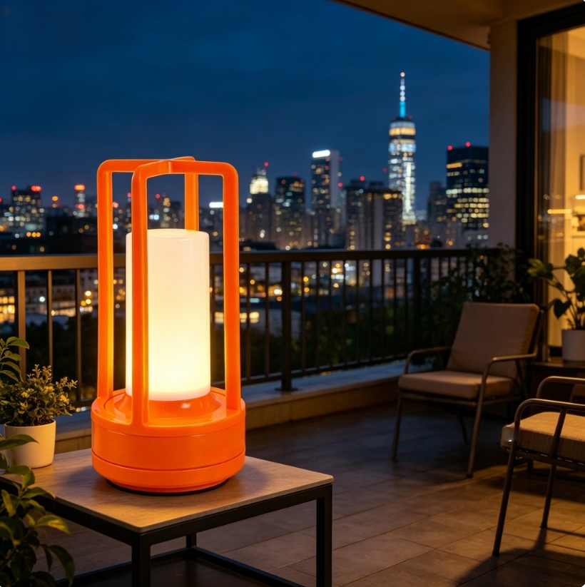 Modern Orange Cage Table Lamp  - đánh giá và giá Led Desk Light Usb