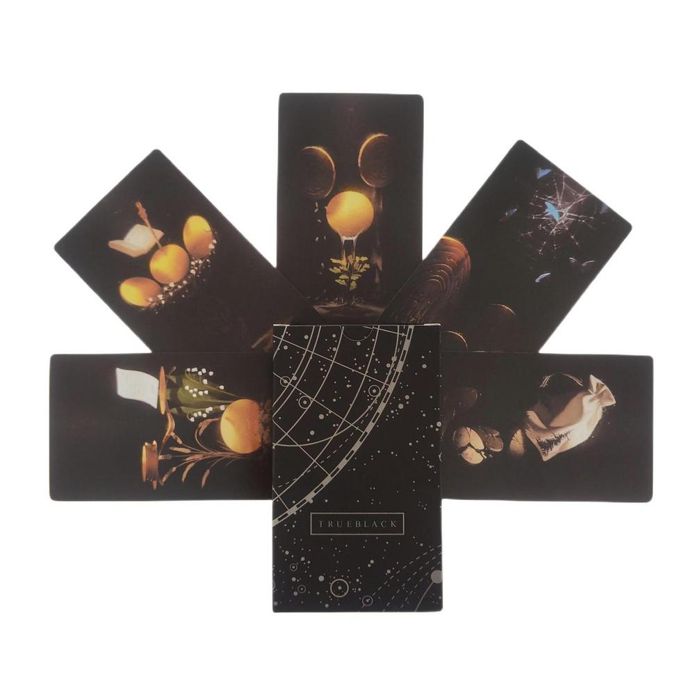 True Black Tarot Cards 78 Card - đánh giá và giá Desk Setup Black