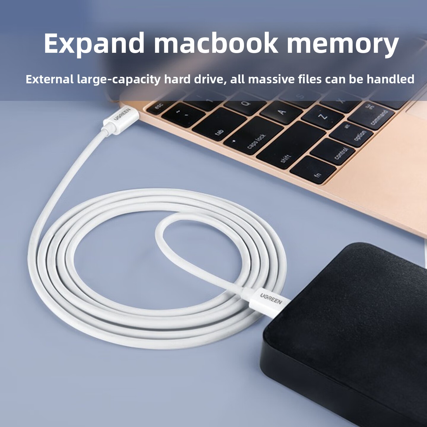 UGREEN USB2.0 Type C To Mini U - đánh giá và giá Desk Setup Ipad