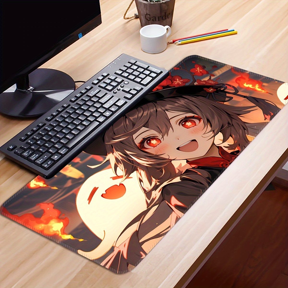 Large Anime Mouse Pad with Non - đánh giá và giá Desk Setup Rug