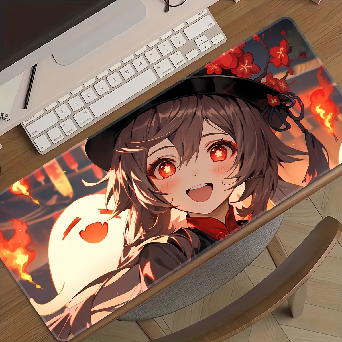 Large Anime Mouse Pad with Non - đánh giá và giá Desk Setup Rug