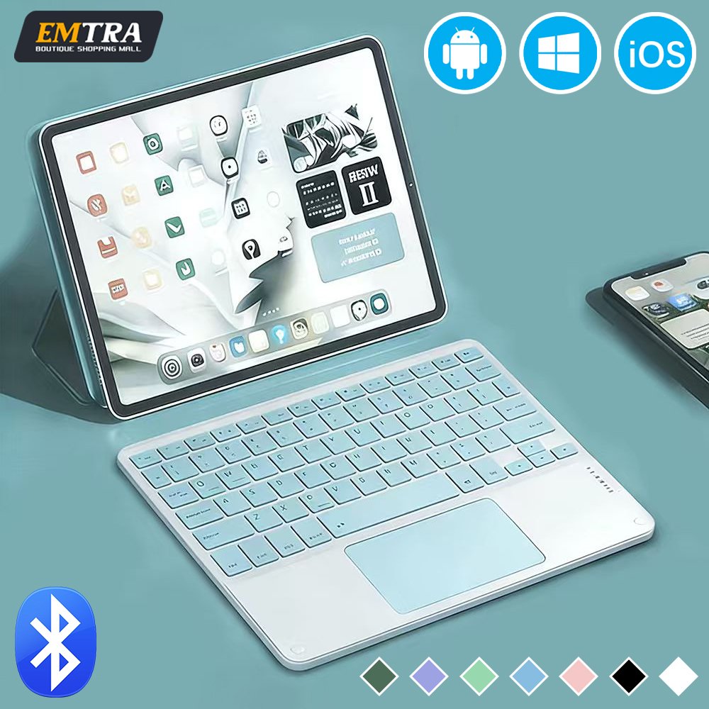 EMTRA Universal Bluetooth Keyb - đánh giá và giá Desk Setup Ipad
