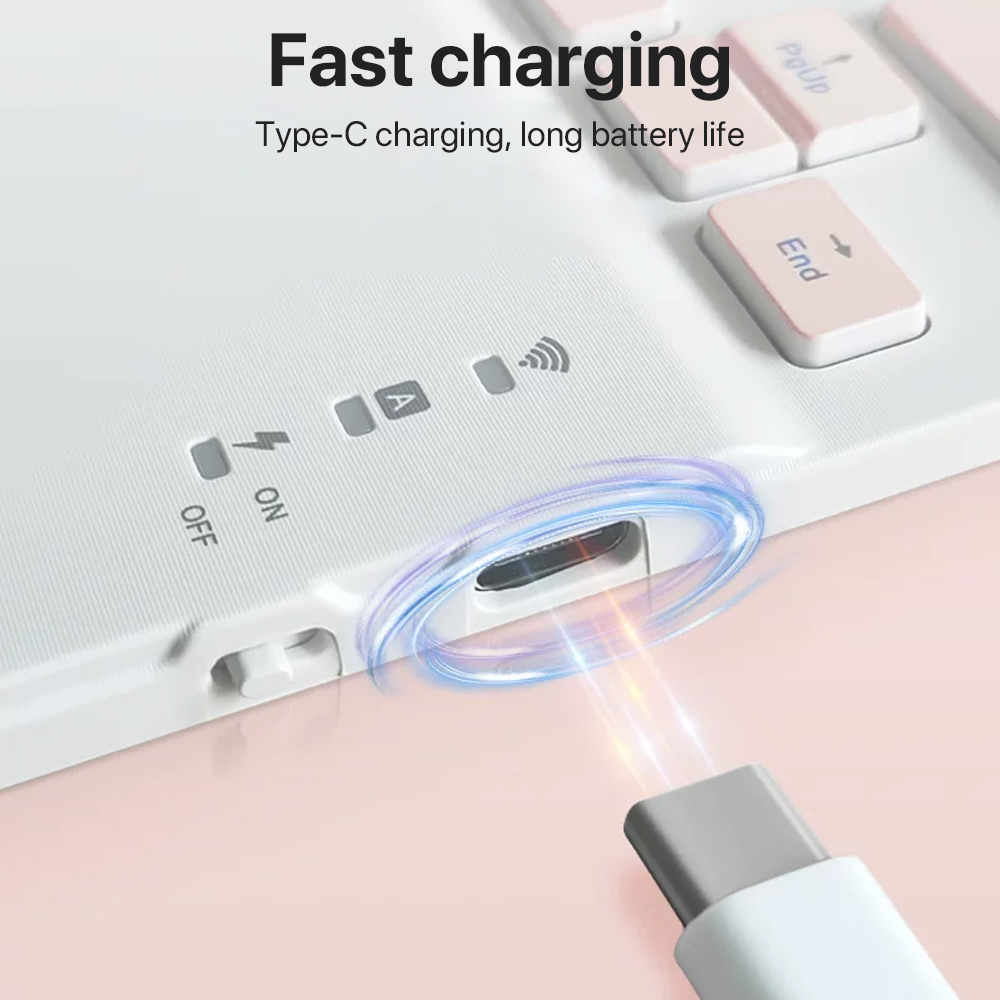 EMTRA Universal Bluetooth Keyb - đánh giá và giá Desk Setup Ipad