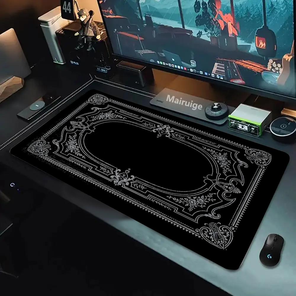 New black Persian Carpet Myste - đánh giá và giá Desk Setup Black