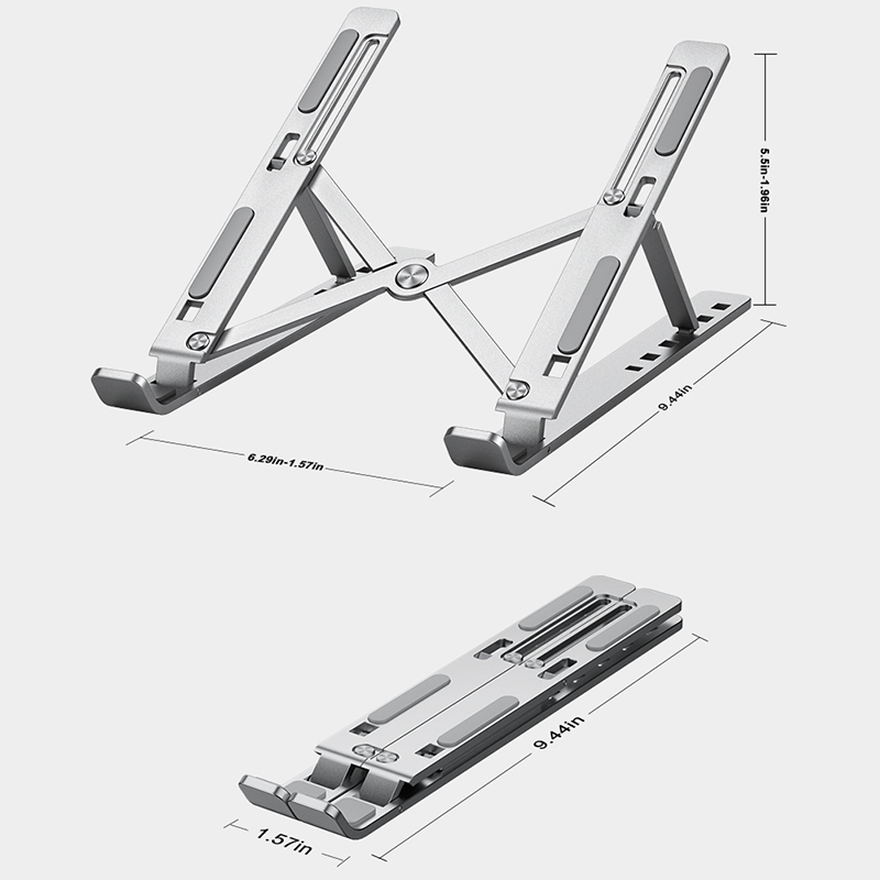Metal Portable Foldable Laptop - đánh giá và giá Desk Setup Mac