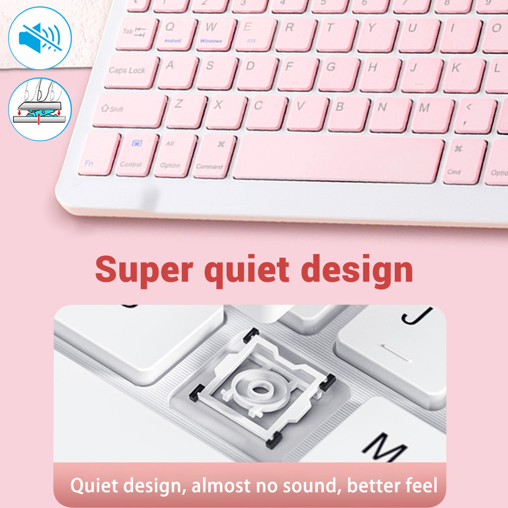 Mini Wireless Keyboard Bluetoo - đánh giá và giá Desk Setup Ipad