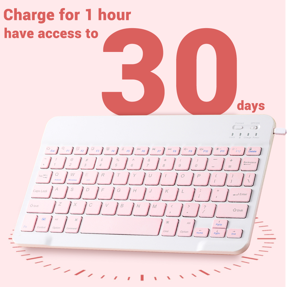 Mini Wireless Keyboard Bluetoo - đánh giá và giá Desk Setup Ipad