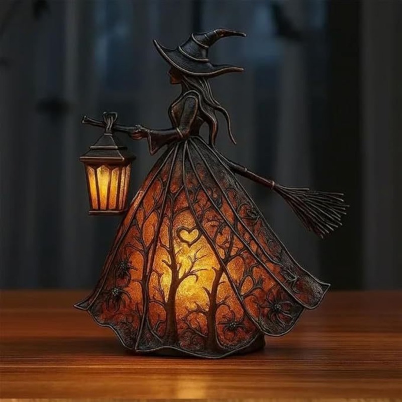 16cm/6.3in Halloween Witch Des - đánh giá và giá Desk Setup Lamp