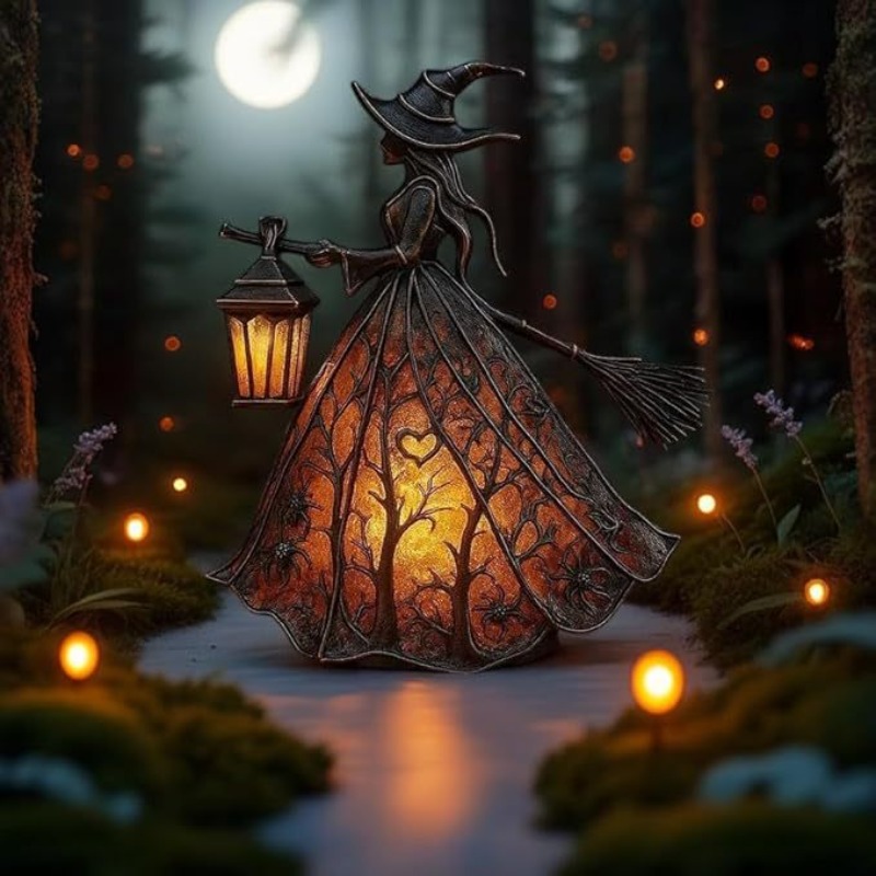 16cm/6.3in Halloween Witch Des - đánh giá và giá Desk Setup Lamp