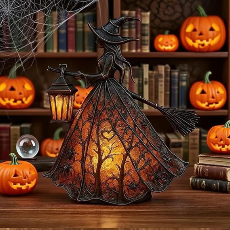 16cm/6.3in Halloween Witch Des - đánh giá và giá Desk Setup Lamp