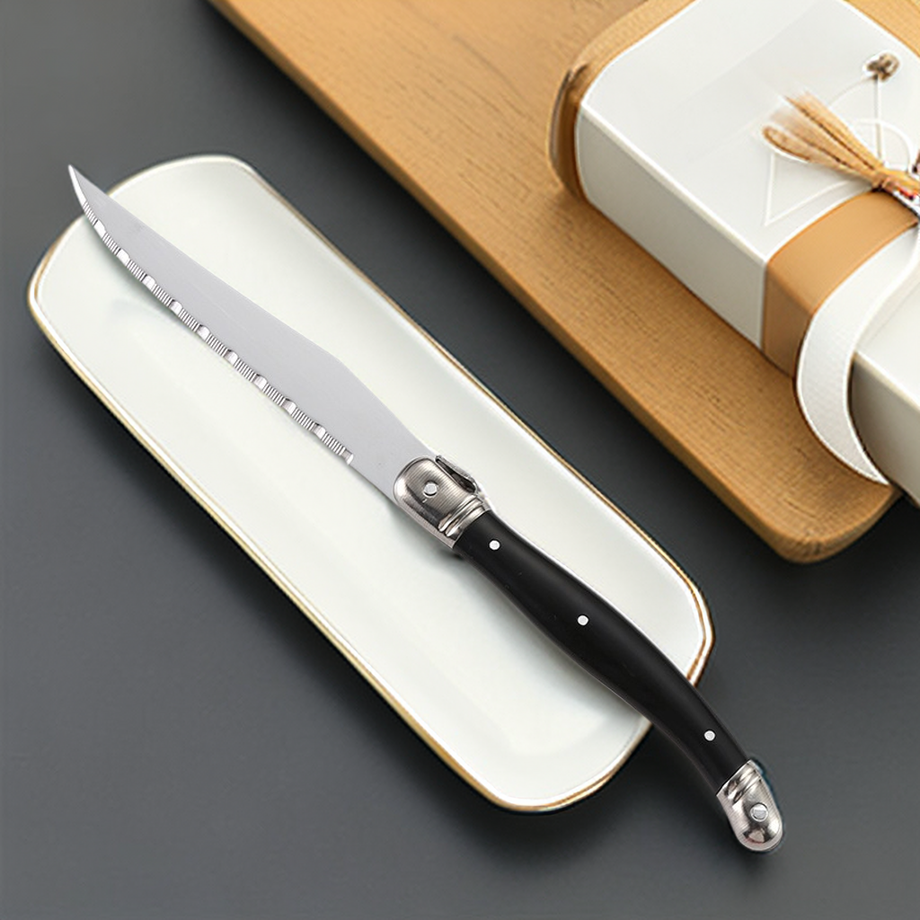 9'' Laguiole Steak Knives Set  - đánh giá và giá Desk Setup Black