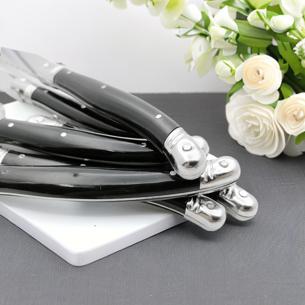 9'' Laguiole Steak Knives Set  - đánh giá và giá Desk Setup Black