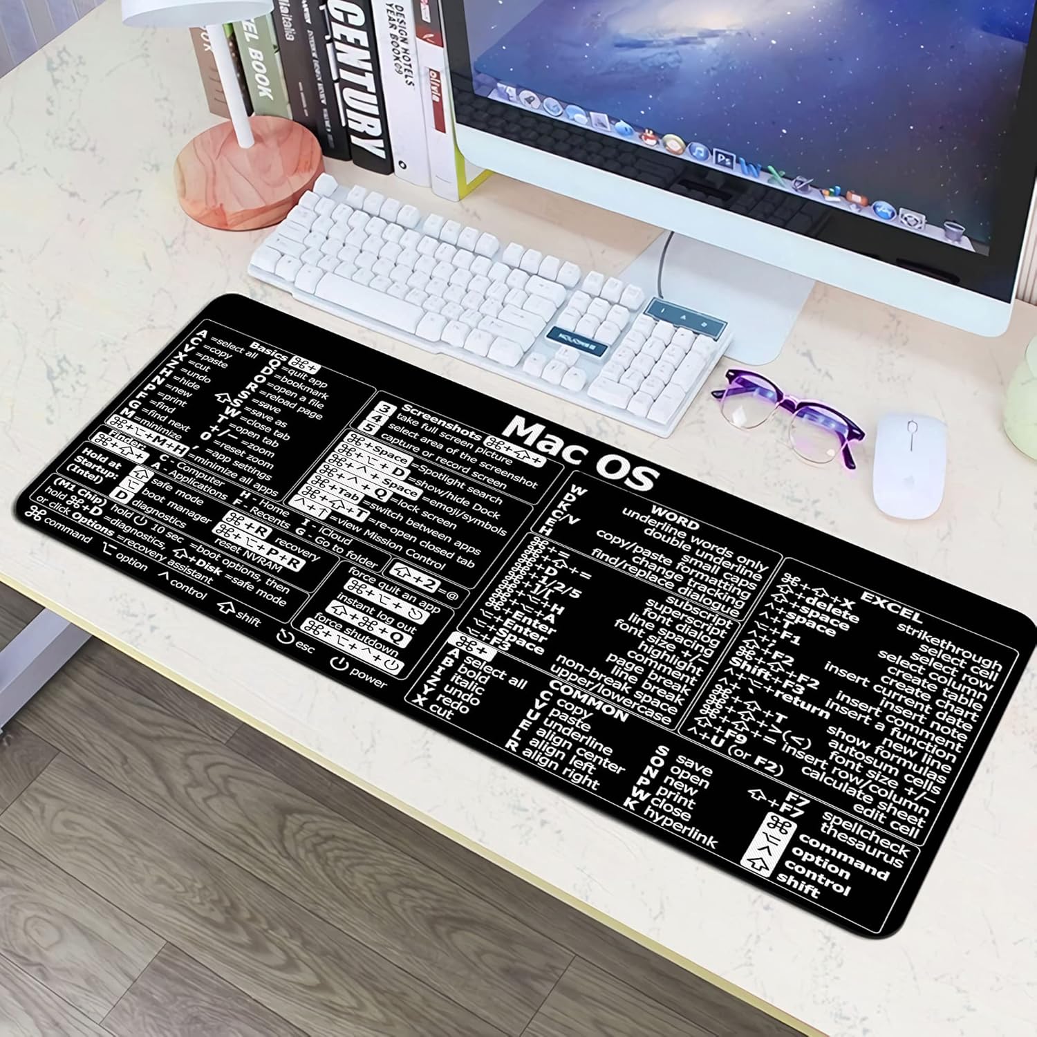 Mac os Shortcuts, Word/Excel ( - đánh giá và giá Desk Setup Mac