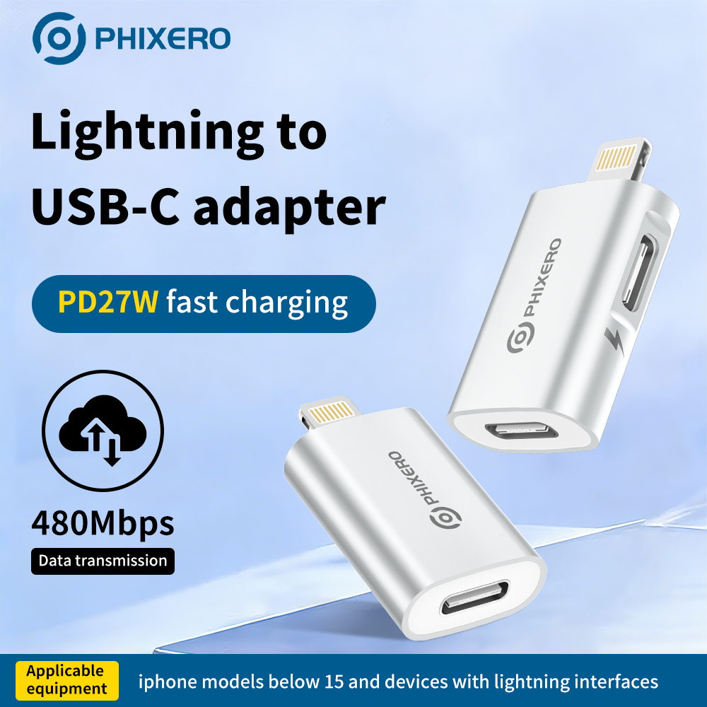 PHIXERO USB C OTG Adapter 27W  - đánh giá và giá Desk Setup Ipad