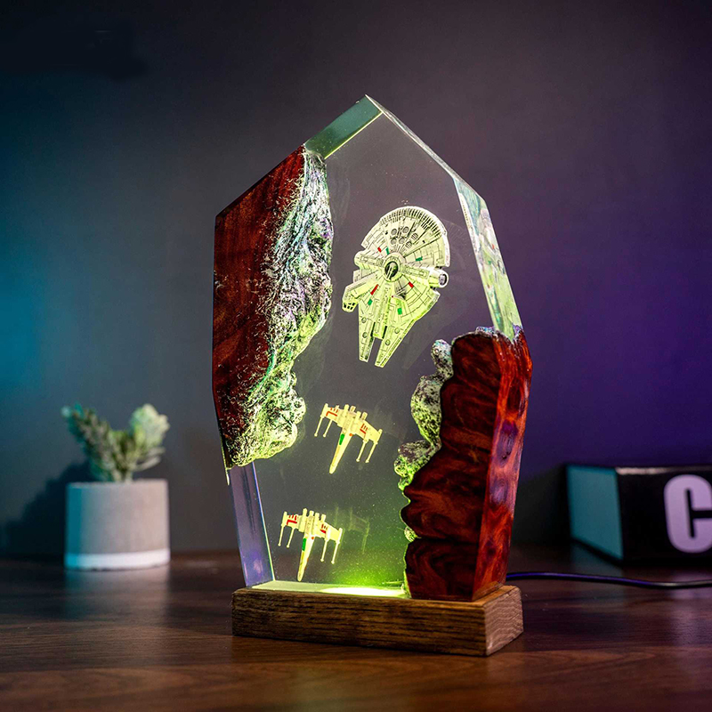 Table Resin Lamp Universe War  - đánh giá và giá Led Desk Light Usb
