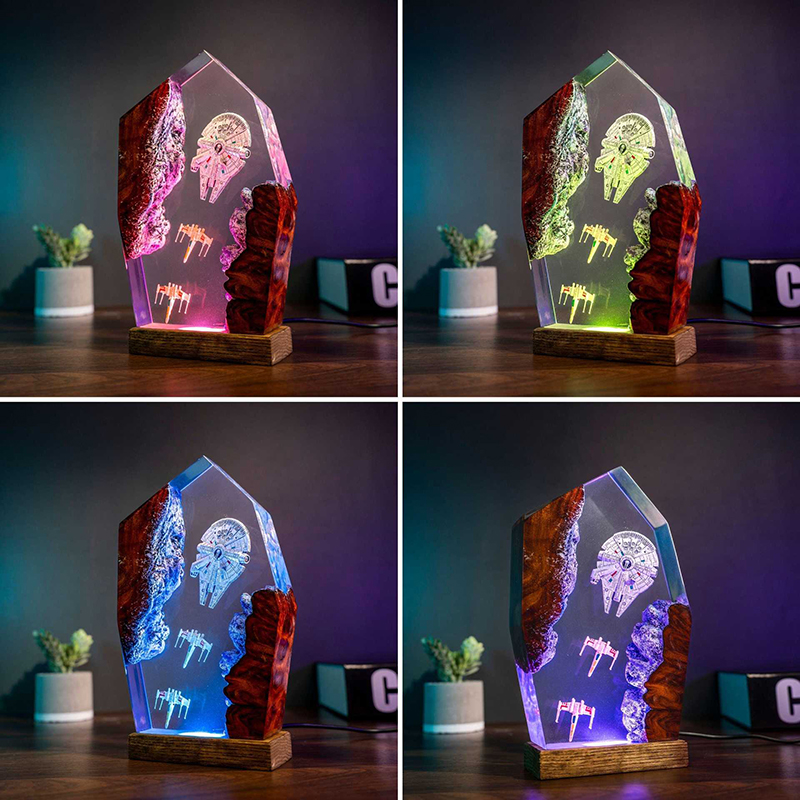 Table Resin Lamp Universe War  - đánh giá và giá Led Desk Light Usb
