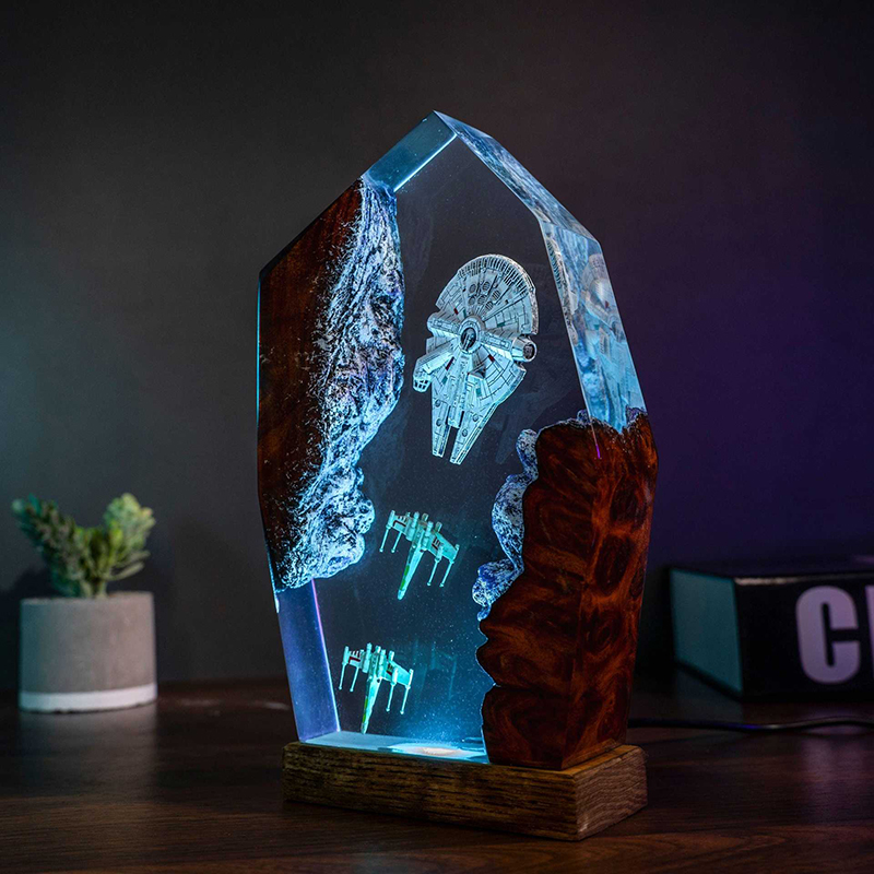 Table Resin Lamp Universe War  - đánh giá và giá Led Desk Light Usb