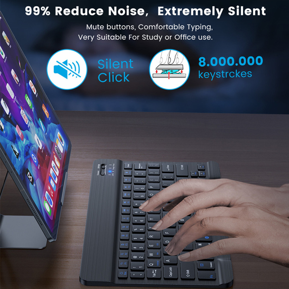 10 lnch Wireless  Bluetooth Mi - đánh giá và giá Desk Setup Ipad