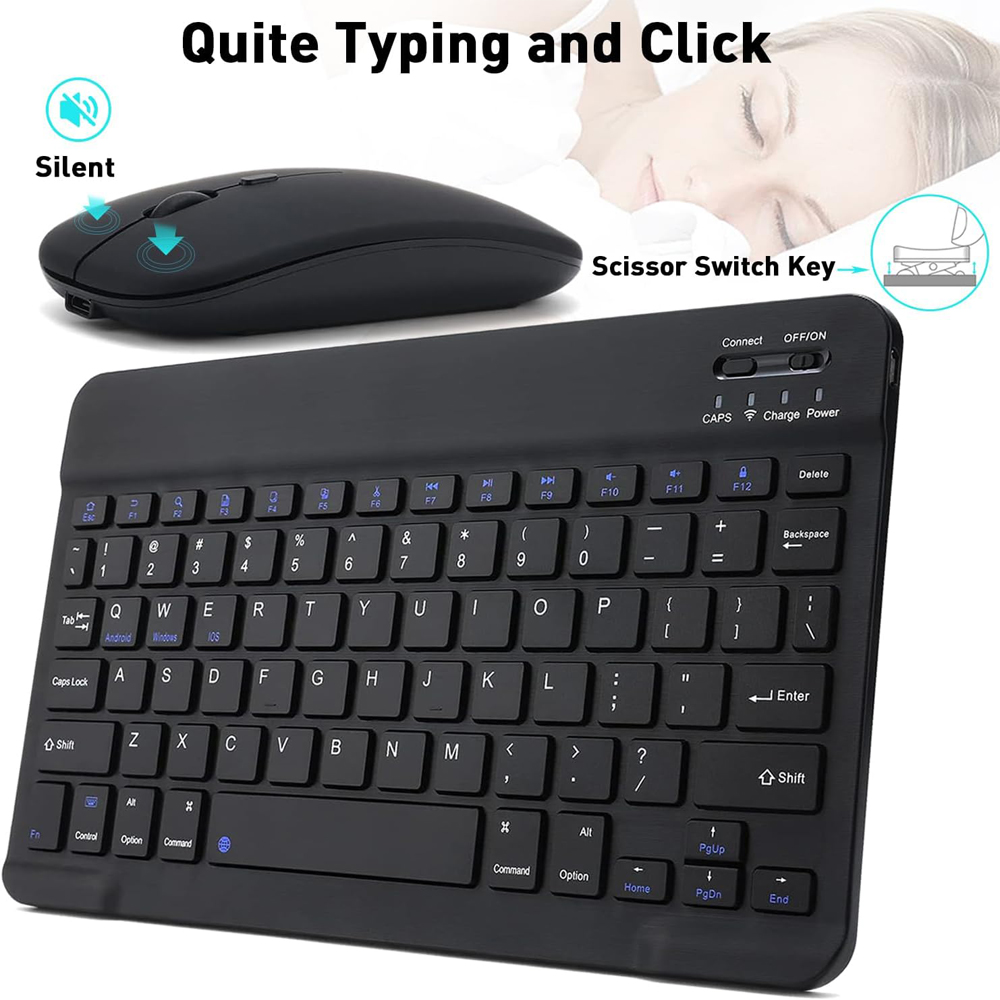 10 lnch Wireless  Bluetooth Mi - đánh giá và giá Desk Setup Ipad
