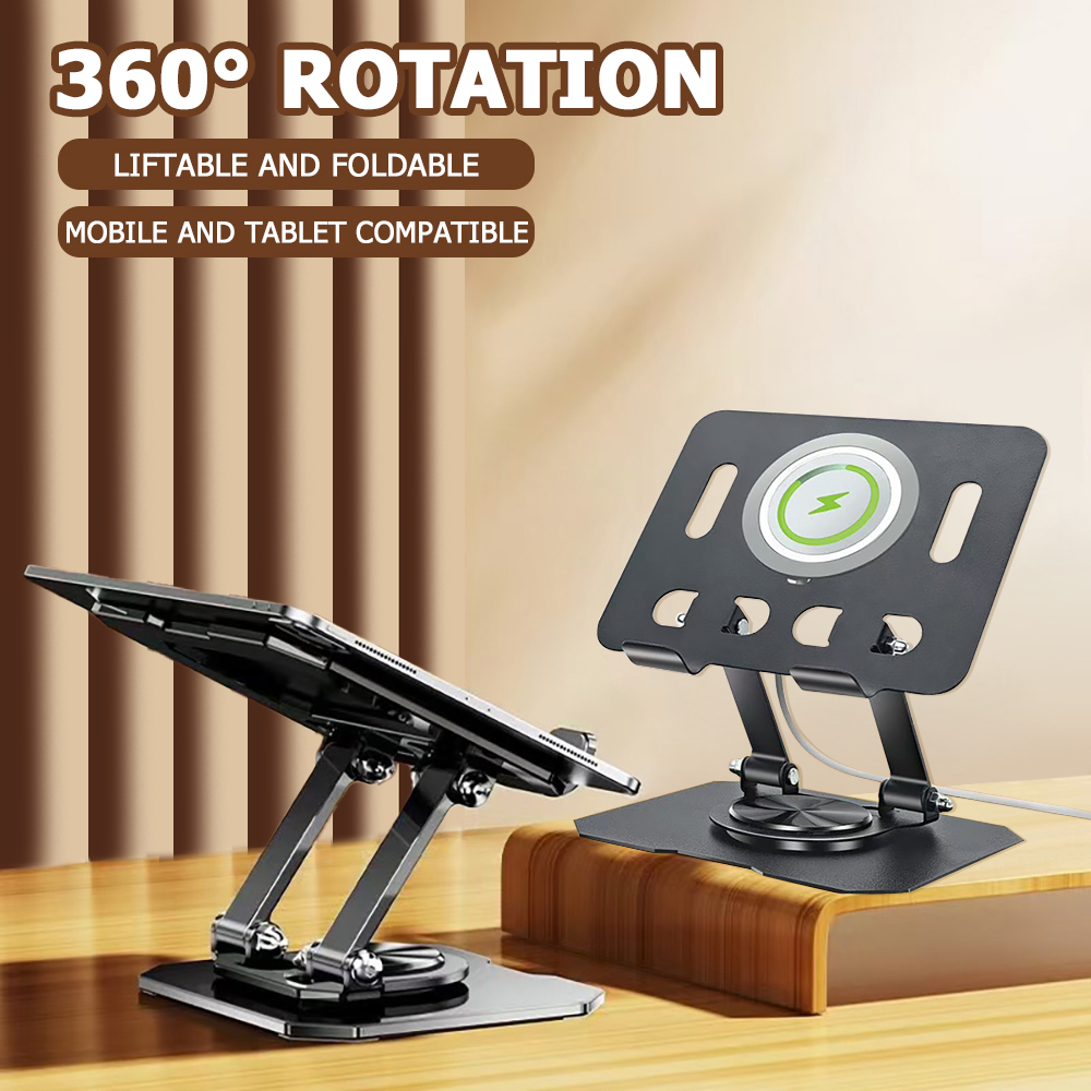 360° Rotatable Foldable Metal  - đánh giá và giá Desk Setup Ipad