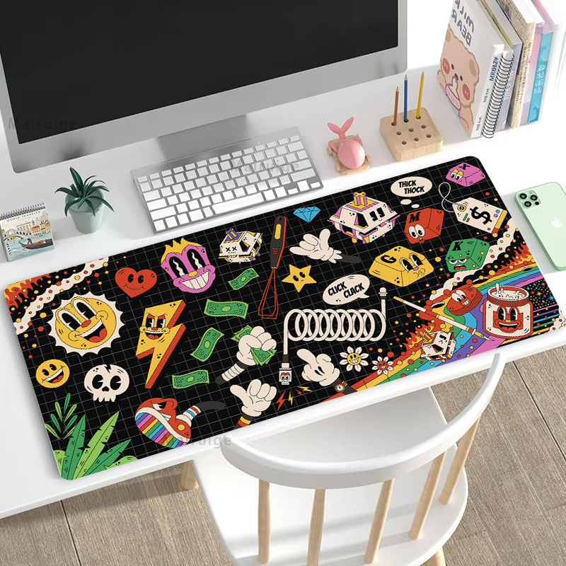 Graffiti Mausepad Office Rug D - đánh giá và giá Desk Setup Rug