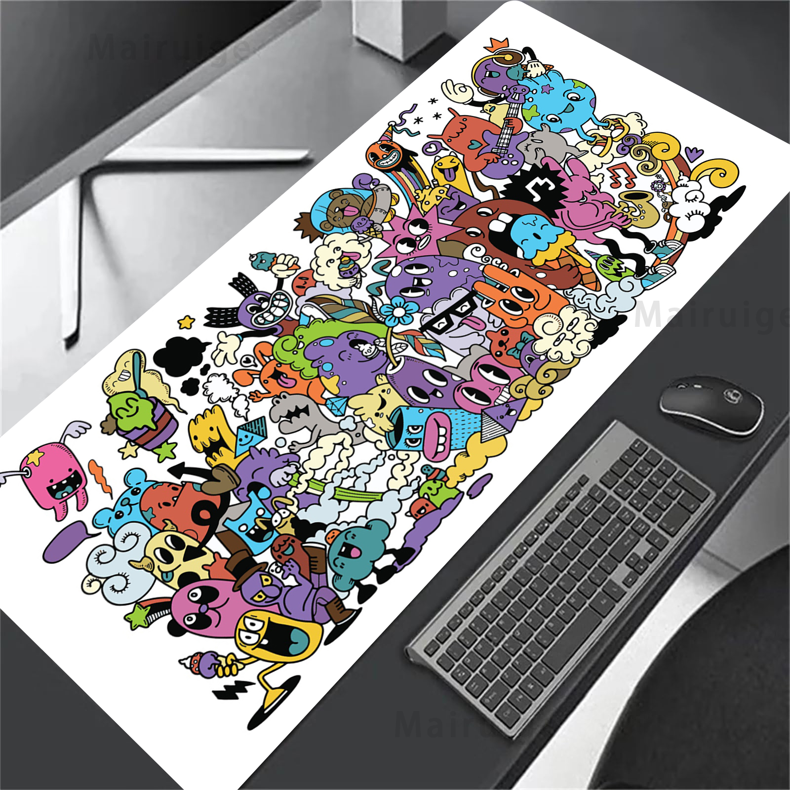 Graffiti Mausepad Office Rug D - đánh giá và giá Desk Setup Rug