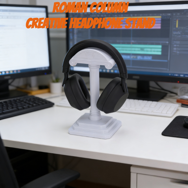 Greek Column Headphone Stand 3 - đánh giá và giá Desk Setup Table