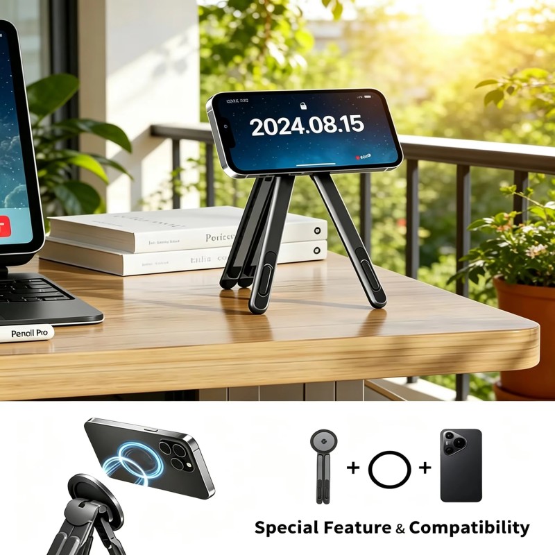 Magnetic Phone Holder Laptop A - đánh giá và giá Desk Setup Mac
