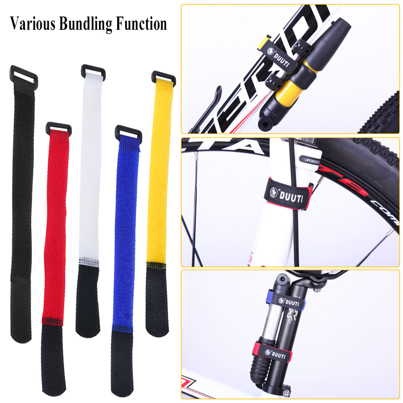 DUUTI 25cm Bicycle Straps Spor - đánh giá và giá Cable Velcro Strap
