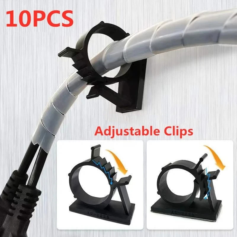 Cable Organizer Self Adhesive  - đánh giá và giá Desk Setup Notebook