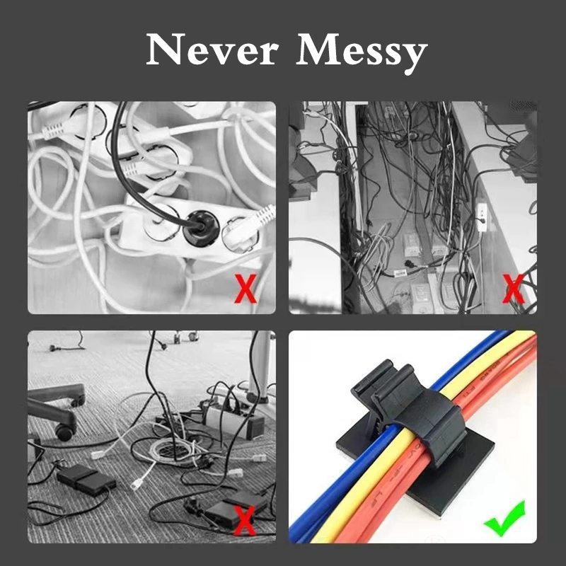 Cable Organizer Self Adhesive  - đánh giá và giá Desk Setup Notebook