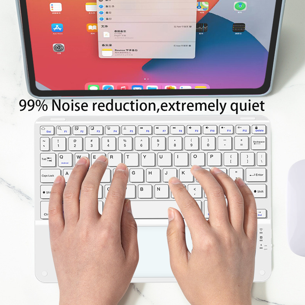 Touchpad Wireless Keyboard and - đánh giá và giá Desk Setup Ipad