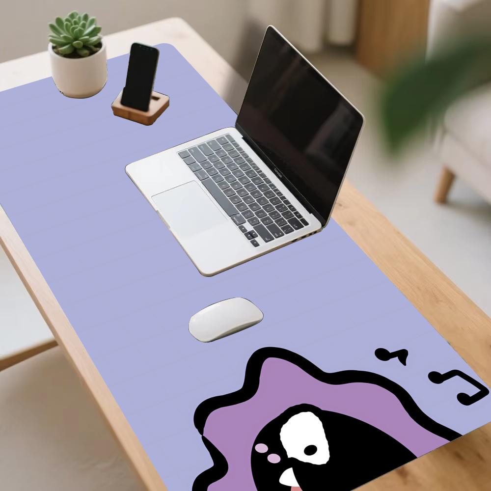 Playmat Cute Purple Expression - đánh giá và giá Desk Setup Rug