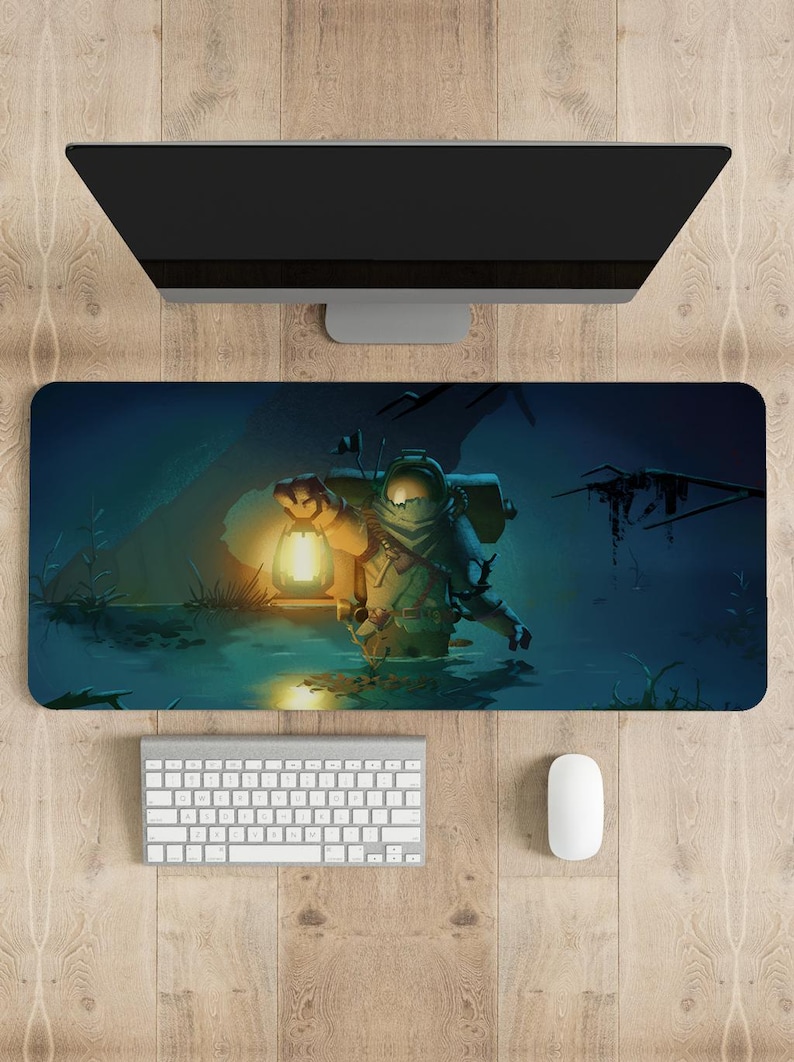 Outer Wilds Mouse Pad Gaming D - đánh giá và giá Desk Setup Rug