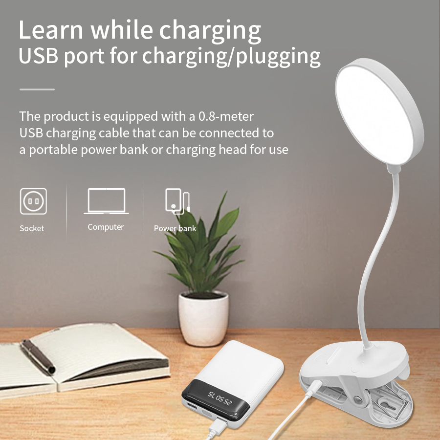 LED Clip Desk Lamp 360° Flexib - đánh giá và giá Led Desk Light Usb