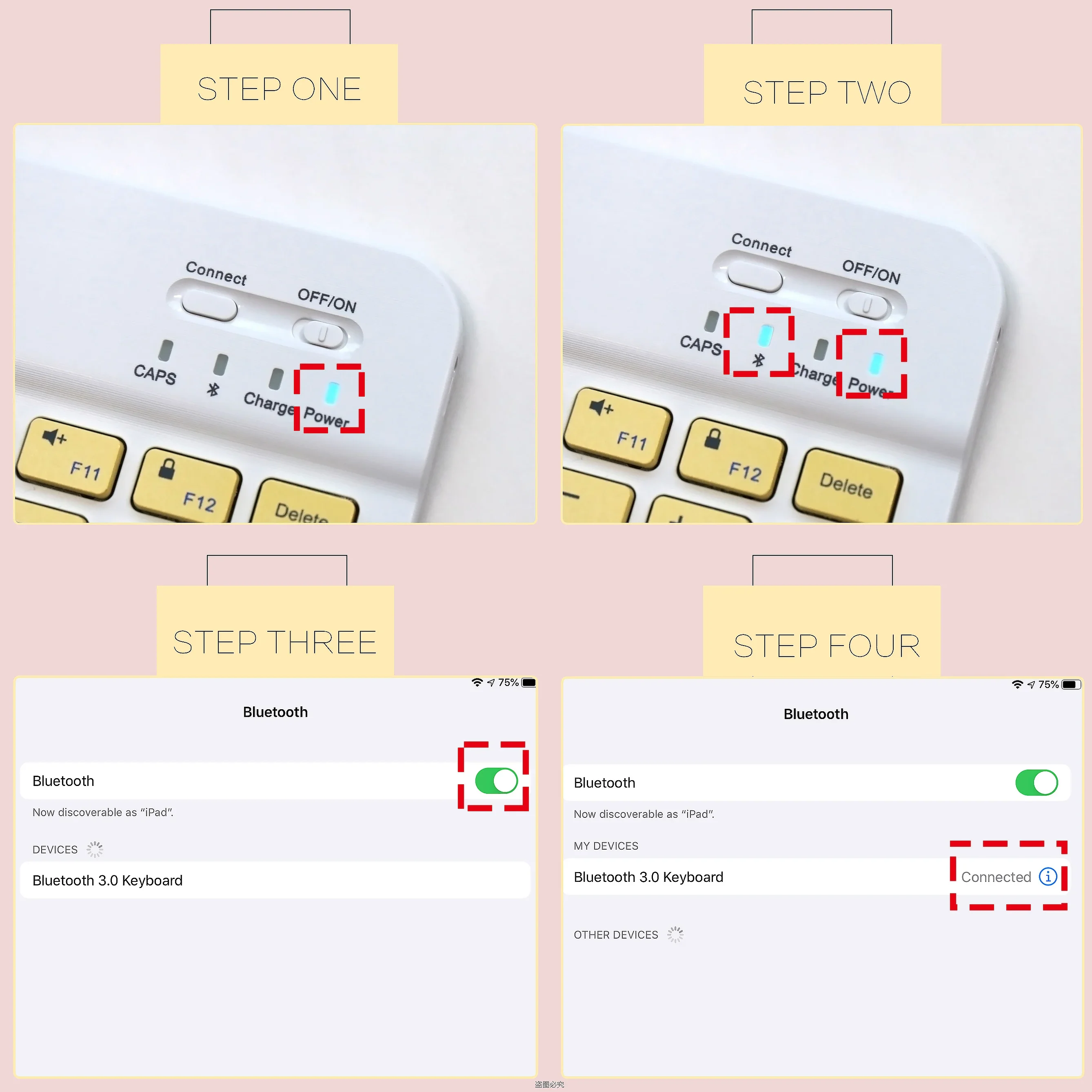 Colorful Candy Bluetooth Keybo - đánh giá và giá Desk Setup Ipad