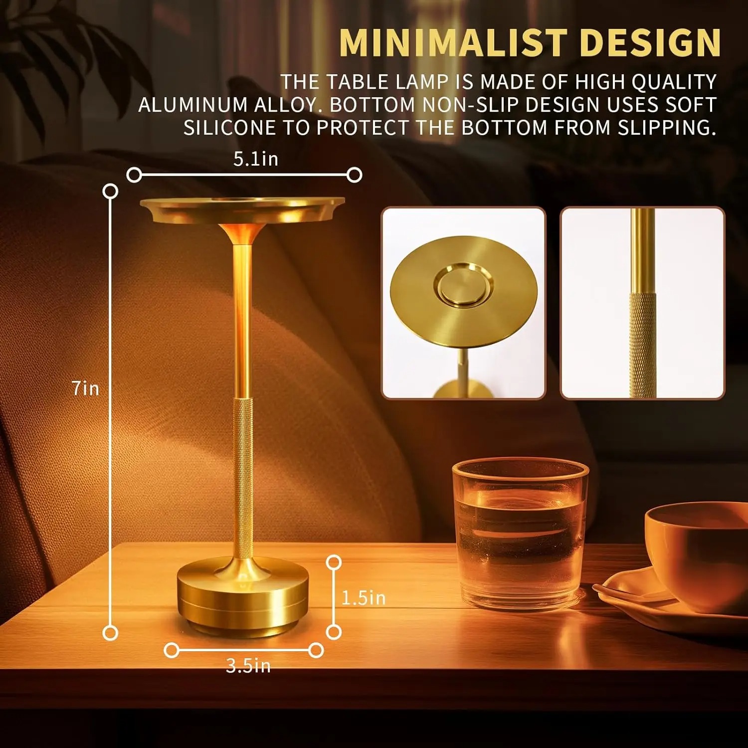 GGbingo Alloy Table Lamp Bedro - đánh giá và giá Led Desk Light Usb
