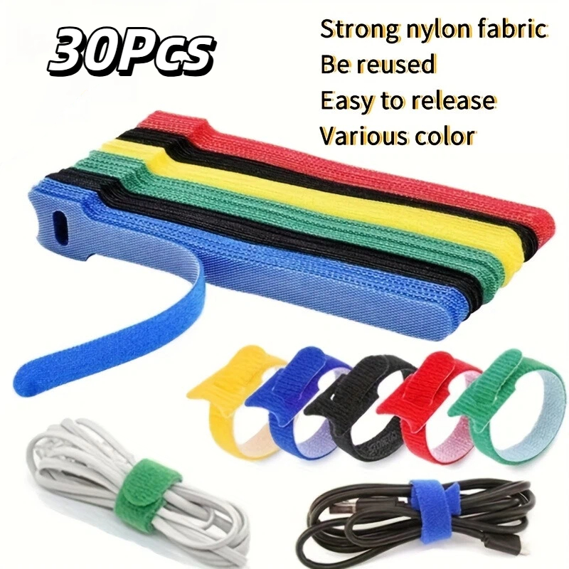 30Pcs Multicolor Reusable Velc - đánh giá và giá Cable Velcro Strap