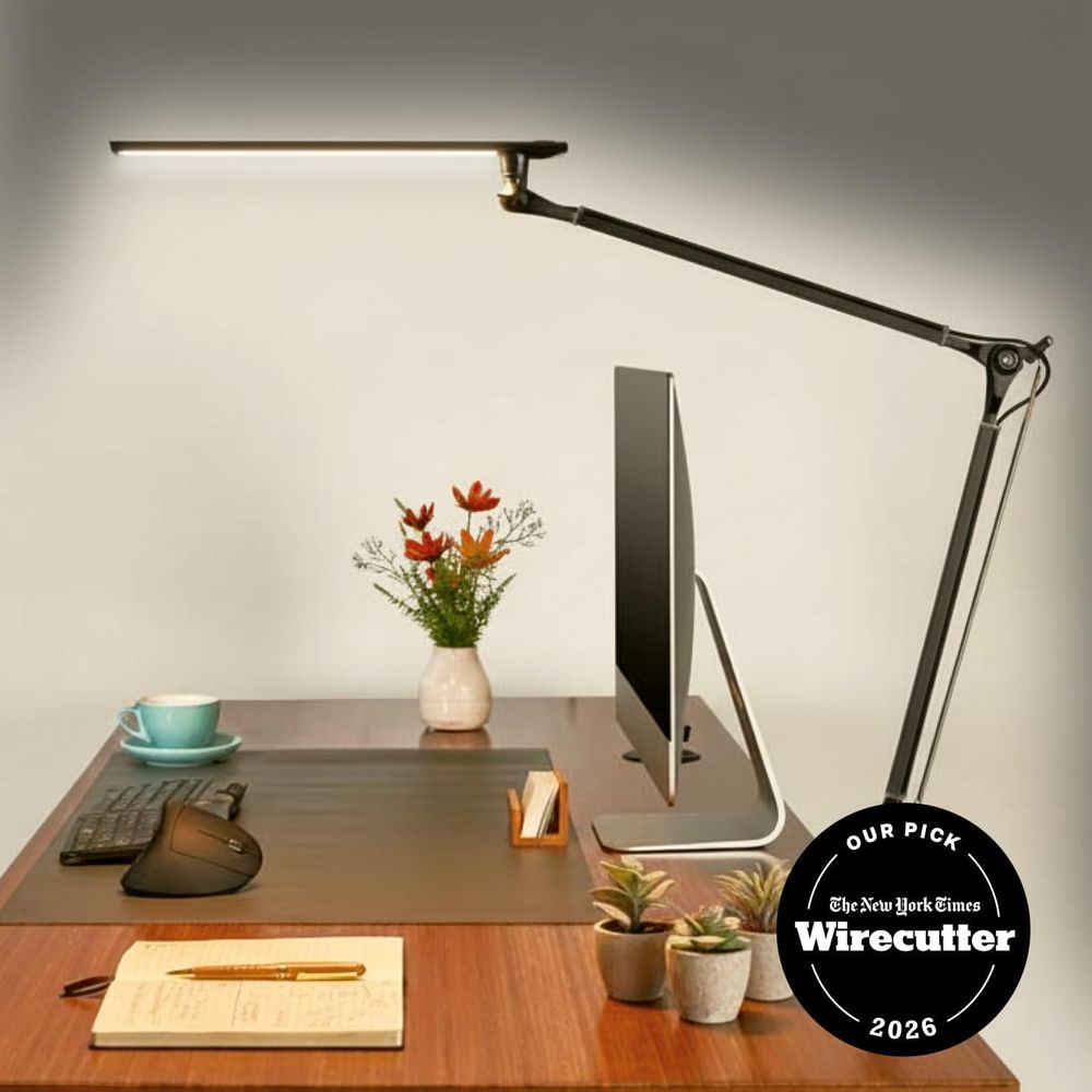 Adjustable 3-Color LED Desk La - đánh giá và giá Desk Setup Black
